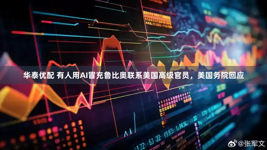 华泰优配 有人用AI冒充鲁比奥联系美国高级官员，美国务院回应