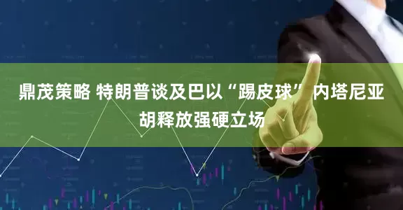 鼎茂策略 特朗普谈及巴以“踢皮球” 内塔尼亚胡释放强硬立场