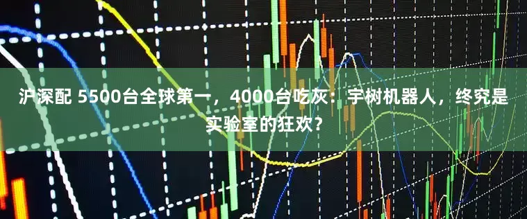 沪深配 5500台全球第一，4000台吃灰：宇树机器人，终究是实验室的狂欢？